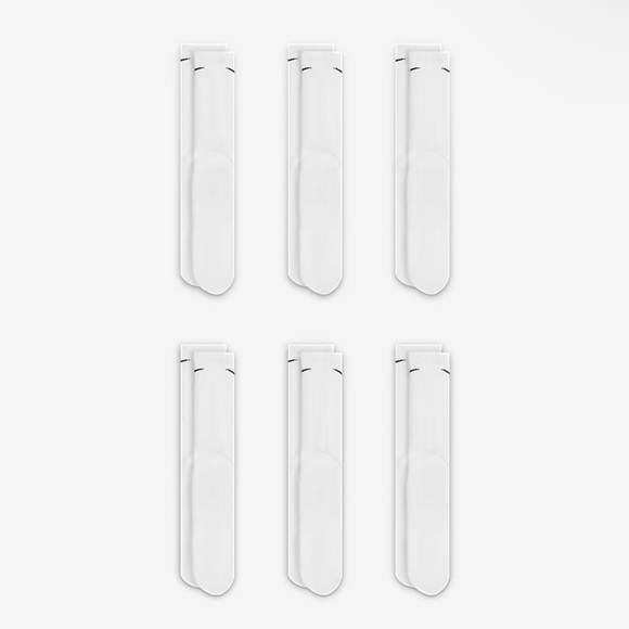 NIKE EVERYDAY COTTON CUSHIONED CREW WOMEN’S SOCKS - Picture 3 of 14